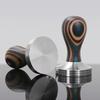 Abnehmbarer Bunter Holzgriff Kaffeepressstempel Gewinde/Flacher Boden Kaffeeverteiler Café