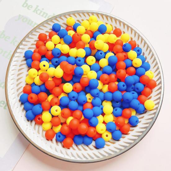 100 Stück/Beutel Verstreute Perlen Glatt Verschiedene Farben Verfügbar DIY Armbänder Schmuckherstellung Perlen Zubehör