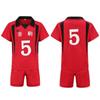 Black-tailed Tielang cos volleyball youth cos service Yin Kou high school solitary claws grinding cosplay suit short-sleeved set