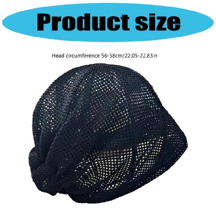 Elastic Bandage Breathables Meshes Wigs Hat Skin-friendly Stretch Weaving Hat for Any Occasion