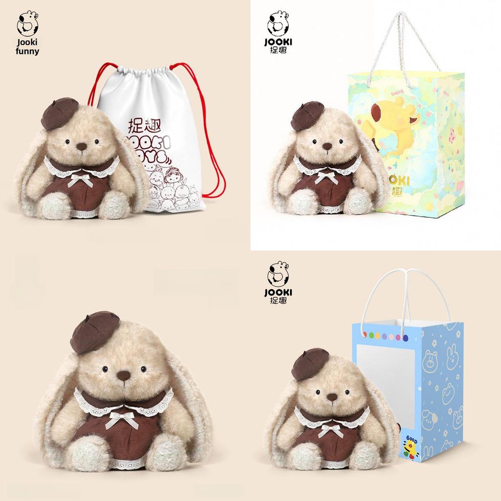 Rabbit Plush Toy With Long Pile Fur For Kids Sleep Companion And Giftgiving