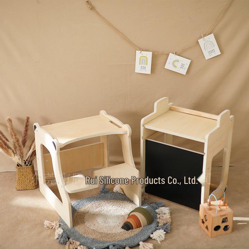 Montessori Toddler Learning Tower: Children's Kitchen Sink Step Stool and Washstand