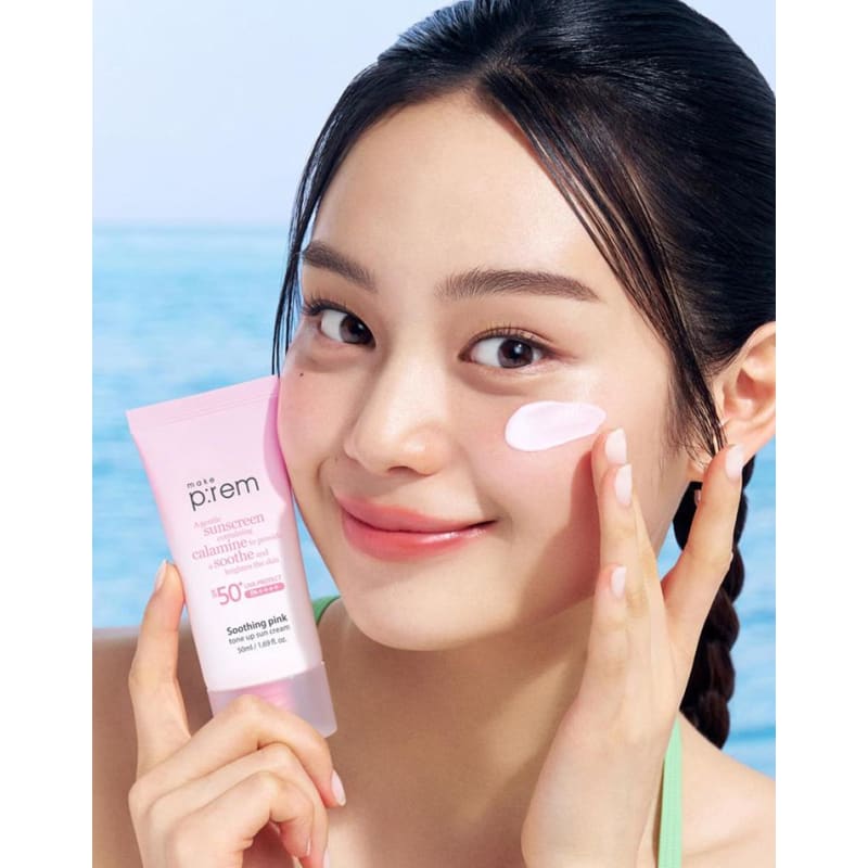 

Солнцезащитный крем UV Defense Me Soothing Pink Tone-Up 50 мл (+ Интека Крем 20мл)