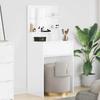 Bedroom Vanity Tables High Gloss White 80 x 39.6 x 135 cm