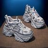 New Trending Chunky Platform Sneakers Niche Design Women's Athletic Shoes for Casual Outfits