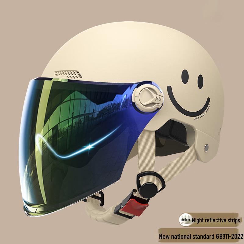 Milin Women's Electric Bike Summer Helmet with Double Visor