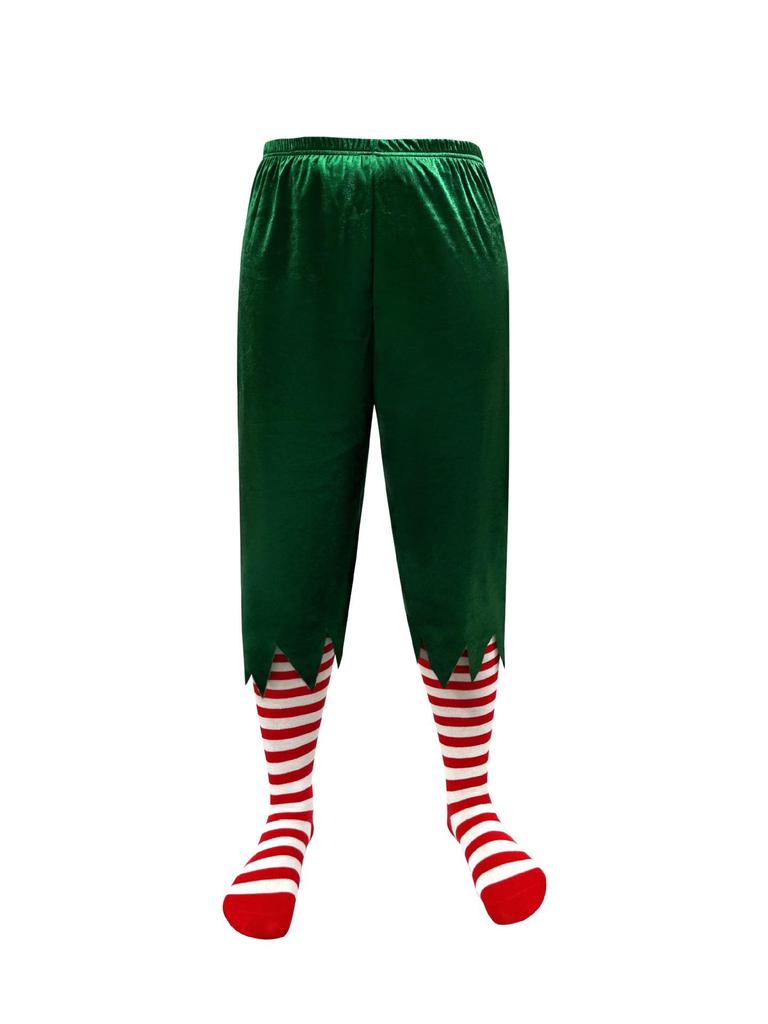 2025 Hot Selling Unisex Green Christmas Dress for Adults & Couples - Ideal for Stage Performances