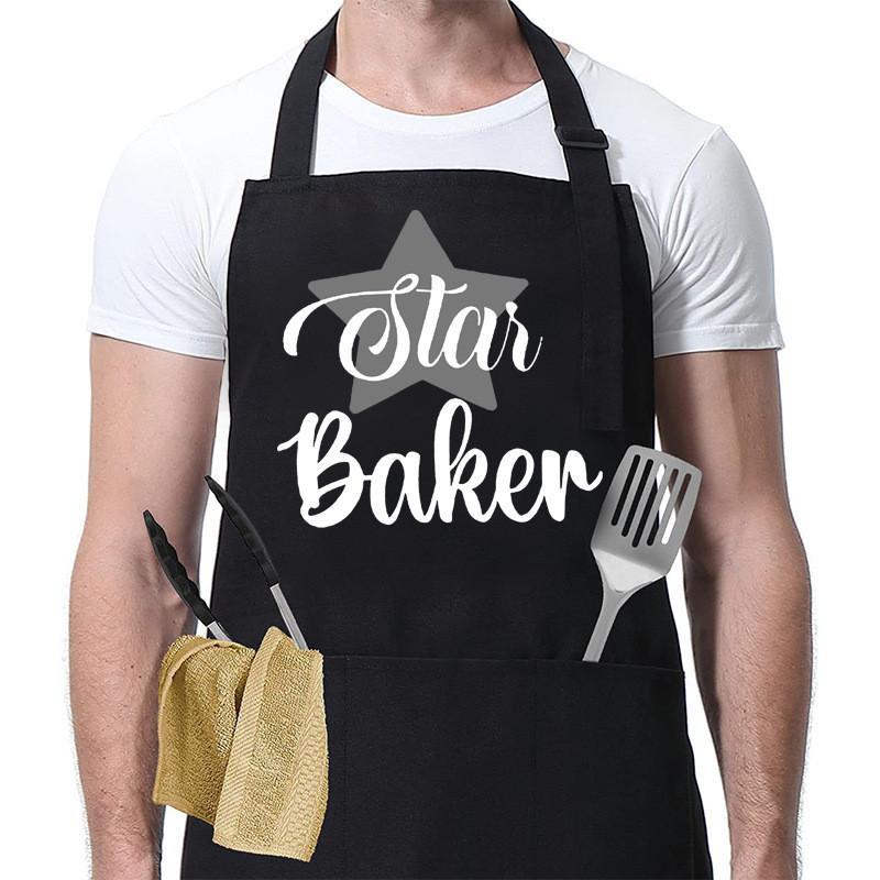 Aprons Pockets Cooking Home Kitchen Adjustable Grilling Cooking Chef Barbecue
