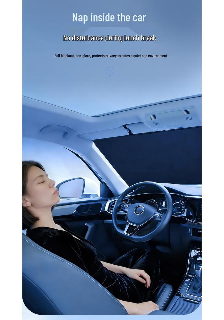 Car Windshield Sunshade - Heat Insulation & Light Blocking for Summer