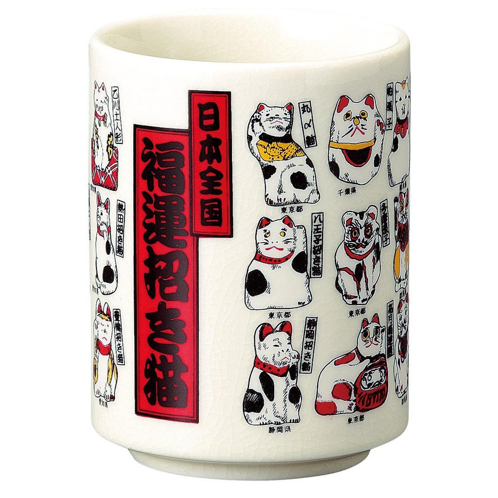 Sohogama Sushi Cat Teacup, Design, 7.5×10.5cm, 488-27-413