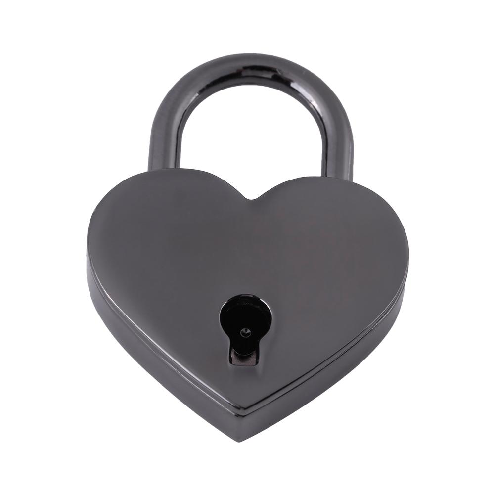 Small Love Heart Shape Padlock Tiny Luggage Bag Diary Lock Keys