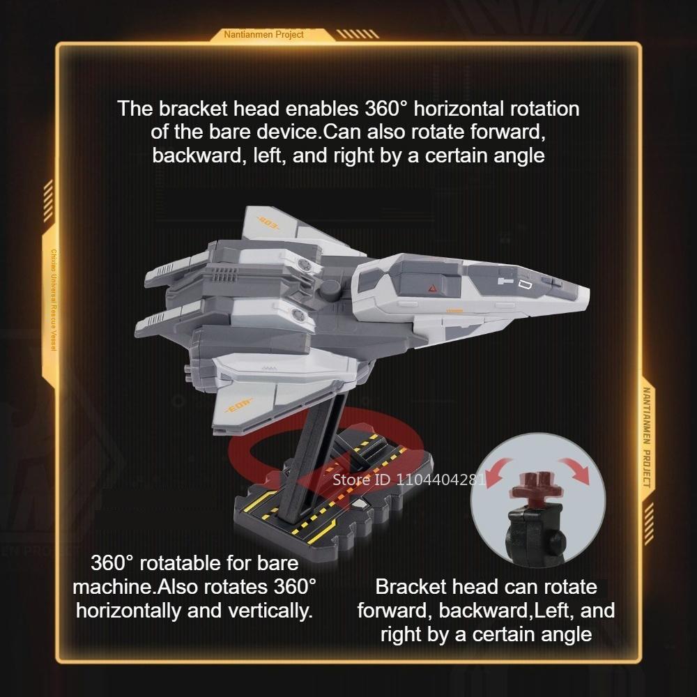 1:100 1:250 Chixiao Universal Rescue Spacecraft Diecast Alloy Toy Car Model Bracket Detachable Cockpit Cover Opened Holiday Gift