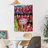 Bayern Munich Custom Your Name Wall Decor Tapestry Art For Pet Memorial Birthdaywedding Party Backdrop Family Gift