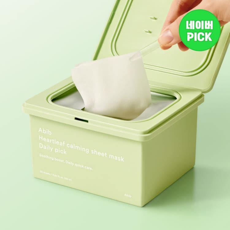 Abib Heartleaf Calming Sheet mask Daily Pick 30ea single