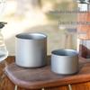 Pure Titanium Insulated Double-Layer Portable Camping Cup