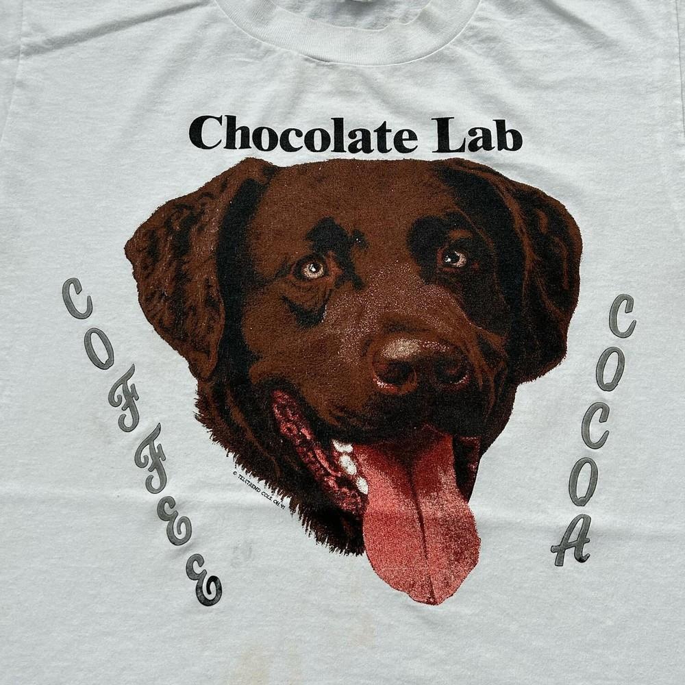 

Vintage Chocolate Lab Dog Lover Graphic T Shirt Unisex Short Sleeve Shirt S5XL Unisex T-Shirt XXL