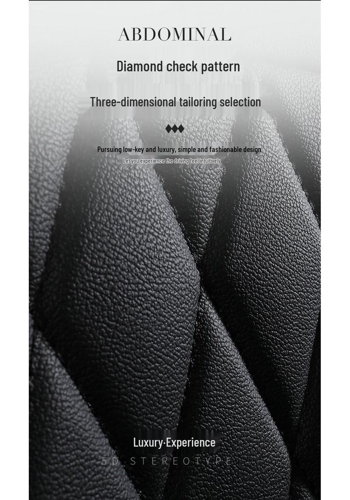 All-Season Universal Leather Car Seat Cover for SUV, Sedan, and Pickup – Model PG32