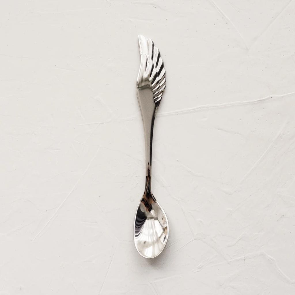 Angel Wings Vidlička na lžičku Kreativní domácí kuchyňské nádobí Retro Nordic 304 nerezová ocel Lžíce na míchání Dezertní vidlička