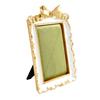 Jewelry Display Stand with Lined Panel, Ornate Resin Frame, Tabletop Holder for Vanity, Counter, and Dresser Display