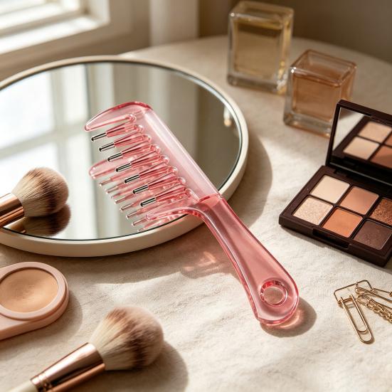 Women Hair Oil Applicator Comb, Refillable Scalp for Growth & Essence Massage, Minoxidil Roller Ball Comb Men
