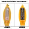 5 Stück 4 in 1 Kompass Thermometer Lupe Pfeife für Reise Camping Wandern Klettern
