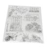 6pcs Clear Stamps  Transparent Stamps Decorative Scrapbooking Clear Stamps for Photo Albums Greet
