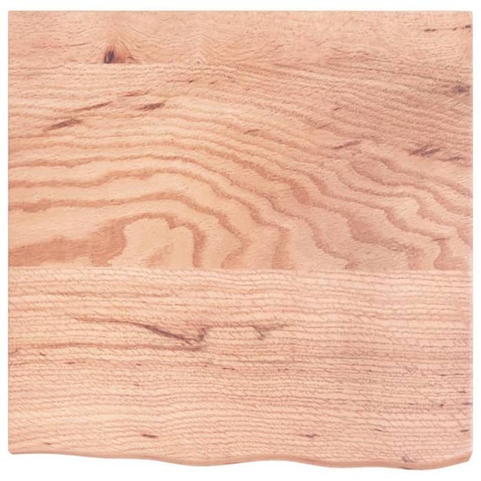 VidaXL Dessus de table marron clair 60x60x4 cm bois chêne traité 3156351