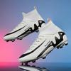 Neue Herren Fußballschuhe Hochwertige Rutschfeste Fußballschuhe für Ultraleicht Hoher Knöchel Outdoor Sport Sportschuhe Innenbereich Futsal Rutschfest