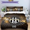 Juventus Football Club Printed Pattern Duvet Cover Set – includes 1 duvet cover and 2 matching pillowcases Bedroom decor Christmas gifts