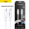 PISEN Dual-Head Type-C Charging Cable for iPhone 15 Pro Max & iPad Pro