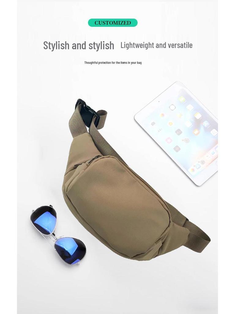 2025 Autumn/Winter Unisex Lightweight Mobile Shoulder Bag - Stylish & Casual Chest Pack