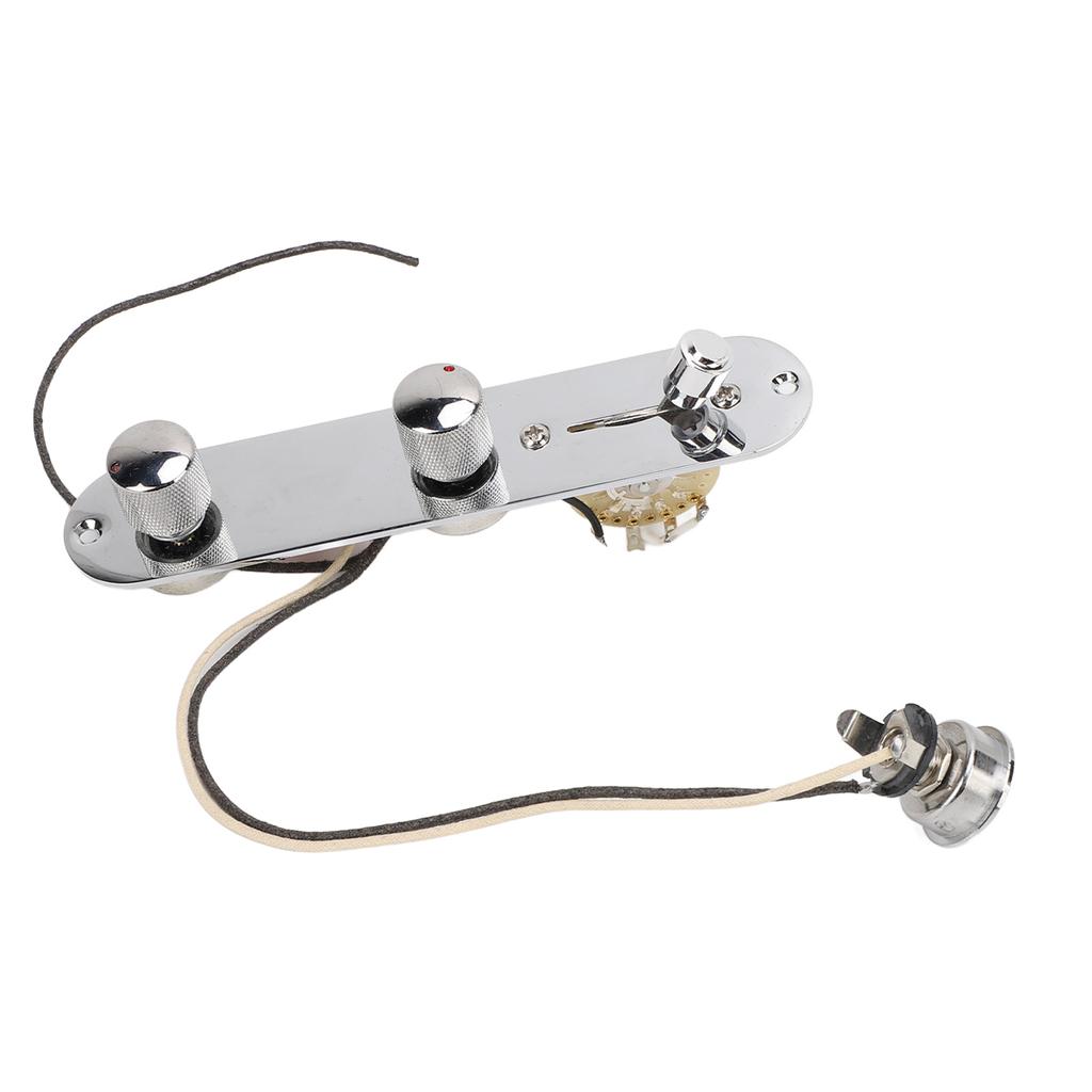 Guitar Control Plate 5 Way Switch 250K Ohm  Potentiometers Volume Tone Controls Plate for Tele Guitar