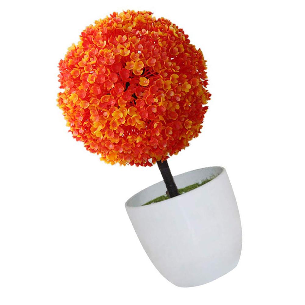 Modny kształt kuli sztuczna doniczkowa ozdoba topiary sztuczna roślina bonsai sztuczna roślina dekoracja domu