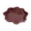 Aquatic Dish for Turtles, Reptile Water Bowl with Feeding Area