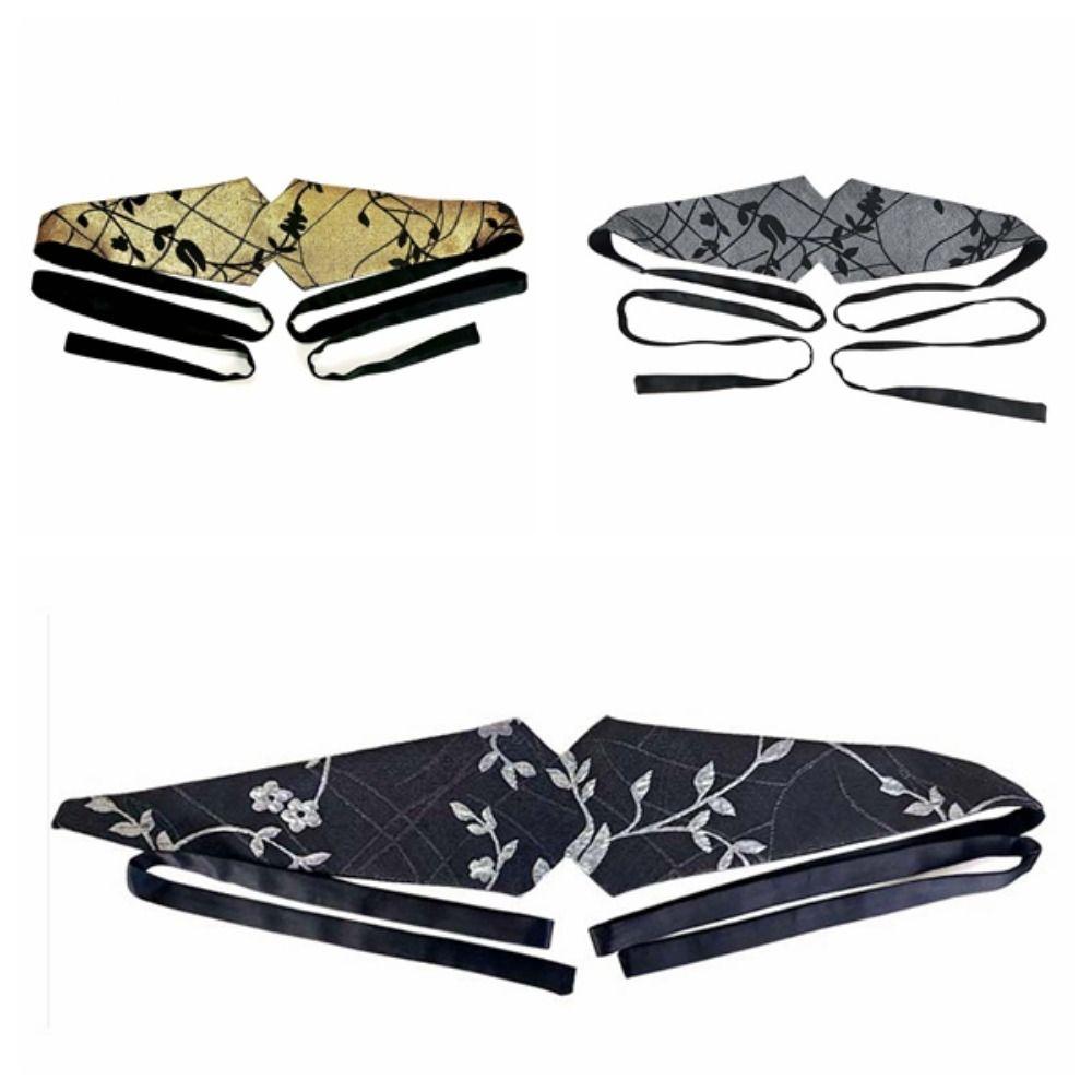 Printed Chinese Wide Belt Adjustable Retro Jacquard Waistband Ethnic Style Women's Belt Ornament