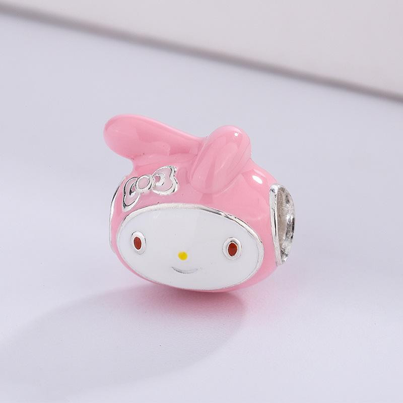 925 Silver Cute Cartoon Animal Charm Beads, Christmas Holiday Theme Charms for Bracelet, DIY Jewelry Gift for Women