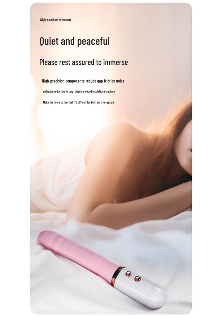 Pudding Bear Vibrator: Powerful Telescopic Sex Toy for Female Orgasm