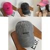 Stylish Adjustable Pink Baseball Cap For Women With Soft Top Perfect For Spring And Summer