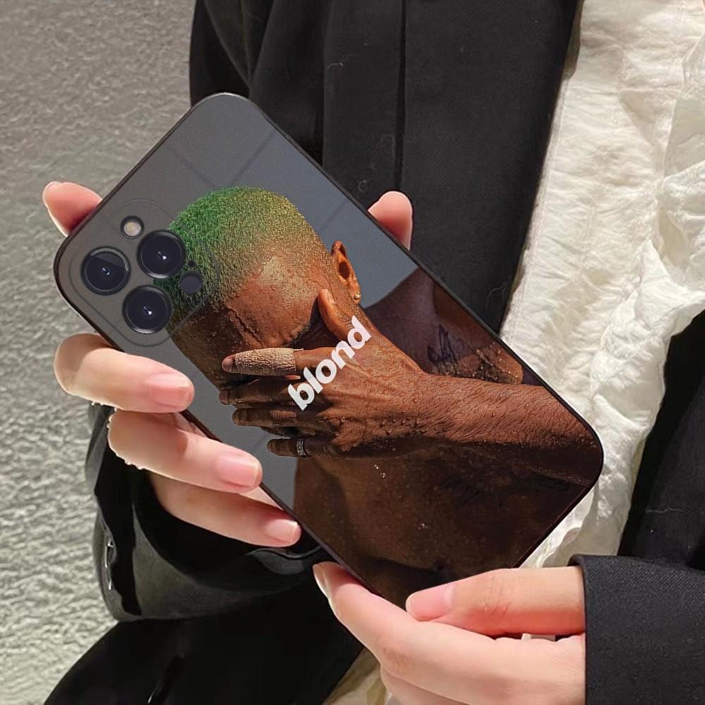 F-Frank Singer Ocean Blonde Phone Case For iPhone 15 14 11 12 13 Mini Pro XS Max Cover 6 7 8 Plus X XR SE 2020 Funda Shell