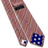 Used Good Condition Paul Smith Tie Glossy Striped Silk Made in Japan Pink