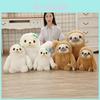 Adorable Giant Sloth Stuffed Plush Toy Pillow Cushion Perfect For Christmas Gifts