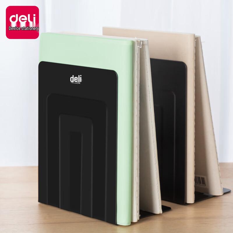 Deli L-Shaped Metal Bookends