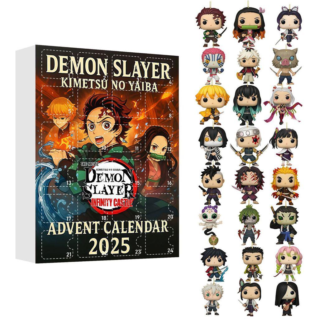 Demon Slayer Adventskalender Mit Acryl-Accessoires Für Geschenkaustausch Und Sammler