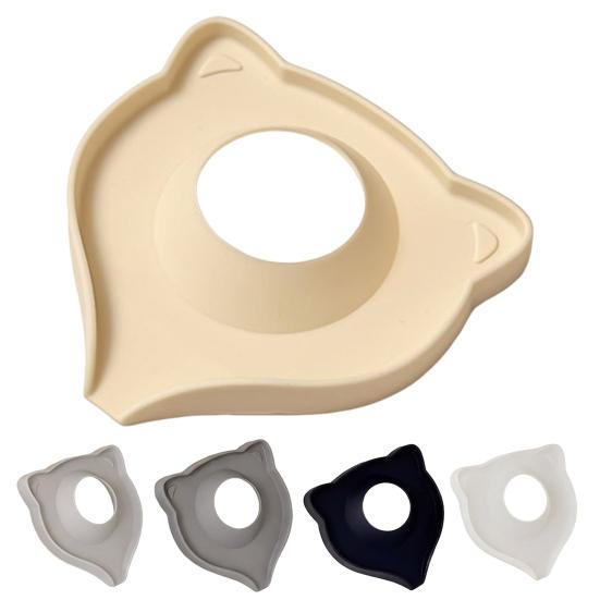 Silikonová ochrana proti stříkající vodě z kohoutku Roztomilý kreslený zachytávač kapek s odtokovým otvorem Flexibilní snadno instalovatelná podložka pod kohoutek do kuchyně koupelny