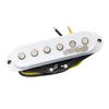 Wilkinson Vintage Tone Alnico V guitar bridge Stratocaster-style pickup, white.