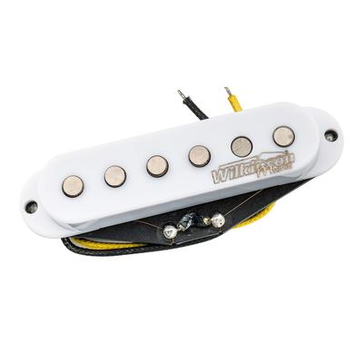 Wilkinson Vintage Tone Alnico V Guitar Bridge Stratocaster-style Pickup, White.