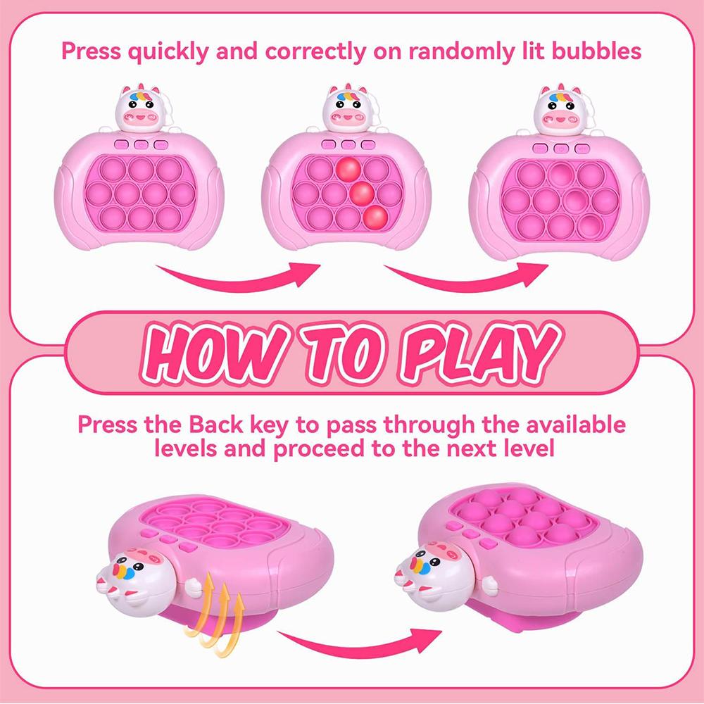 New Pop It Game Light Up Fidget Toy Decompression Breakthrough Puzzle Pop Game
