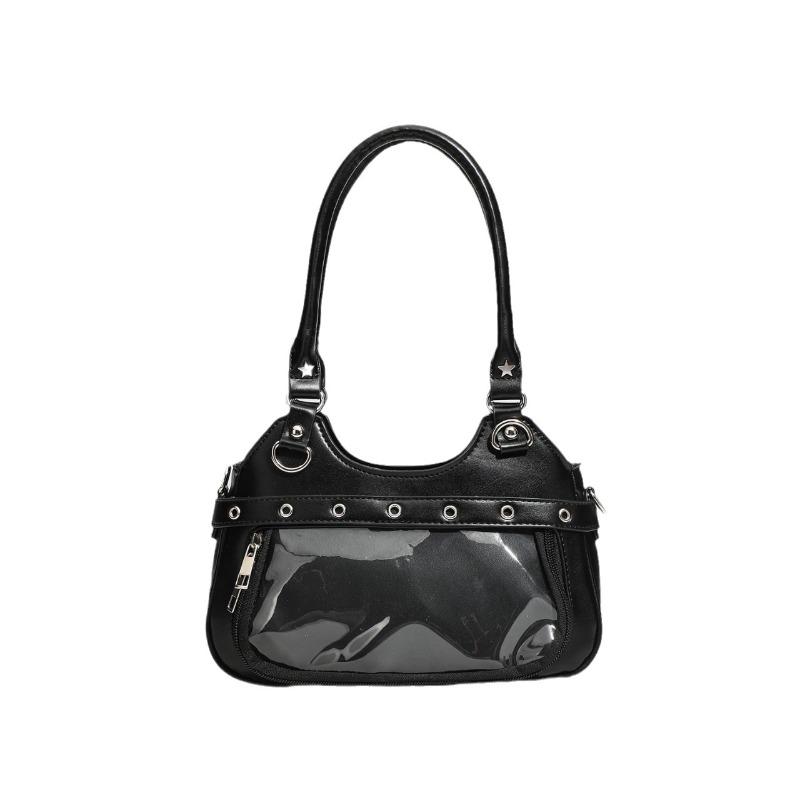 Anime Itabag Průhledná crossbody kabelka - Y2K Dámská kompaktní taška pro každý den, Originální subkulturní design