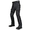Mens Motorcycle Riding Pants Oxford Fabric Waterproof High-Waist Adjustable Protective Trousers Street Off-Road Use
