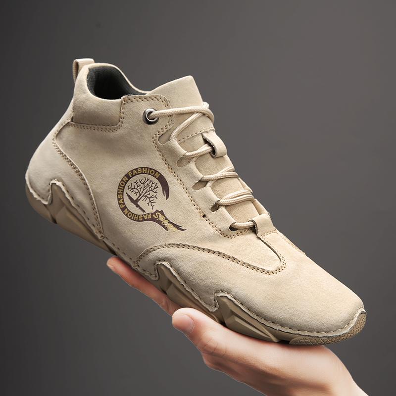 38-46 Высококачественная противоскользящая износостойкая модная повседневная кожаная — фото 10